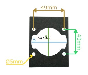 USZCZELKA CYLINDRA KOSY STIGA SB32 123280026/0