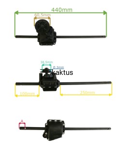 PRZEKŁADNIA NAPĘDU KOSIARKI NAC LS1210 LS2040