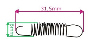 SPRĘŻYNA REGULATORA BRIGGS 796483