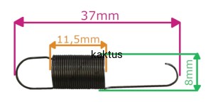 SPRĘŻYNA REGULATORA BRIGGS 799508