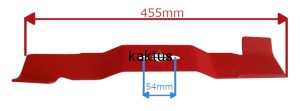 LISTWA TNĄCA 455 MM NAC S460 ZBIERAJĄCY