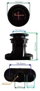 PIASTA NOŻA NAC 22X67MM KOSIARKI S511 S461