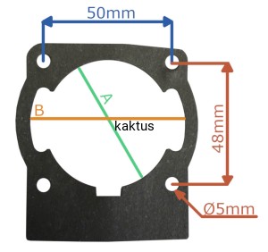 USZCZELKA POD CYLINDER KOSY NAC WLBC430B-2ZTU