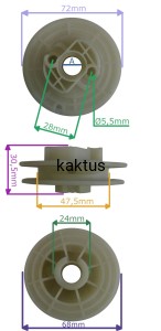 KOŁO LINOWE STIGA 460 510 4563040