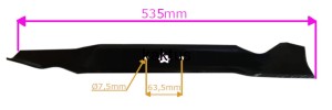 LISTWA TNĄCA 535 MM MTD 92