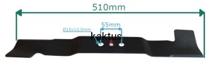LISTWA TNĄCA 510 MM NAC LS2002 LS50-159-JR2 ŁOPATY