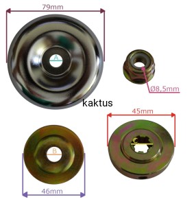 ZESTAW PODKŁADEK NOŻA KOSY NAC URSUS BP508-2600