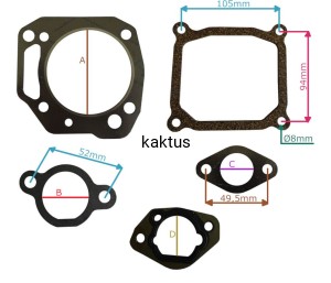 USZCZELKI GŁOWICY TRE801 ZEST. 118550535/0