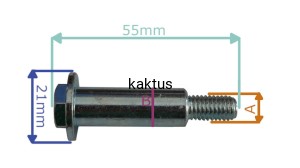 ŚRUBA KOŁA STIGA PRZÓD TYŁ COLLECTOR 122524341/0