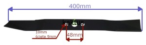 LISTWA TNĄCA 400 MM NAC SFA115 LE18-40-PB-S