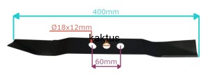 LISTWA TNĄCA 400MM KOSIARKI NAC LP3390 MEX40-350