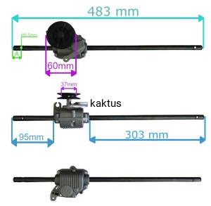 PRZEKŁADNIA KOSIARKI SH51N196L-4W1 SHB46BS5004W1