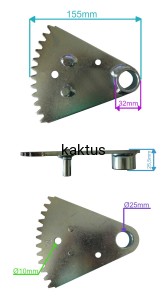 ZĘBATKA STEROWANIA STIGA EL63 384735553/1