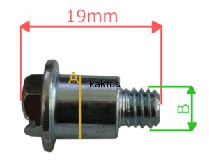 ŚRUBA PROWADNICY ZABIERAKÓW BRIGGS CLASSIC
