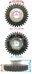 ZĘBATKA GLEBOGRYZARKI HORTMASZ BK-55 50