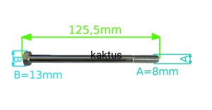 ŚRUBA M6S M8x120 STIGA 9997-0812-02