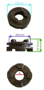 KOŁO PRZESUWNE GLEBOGRYZARKI STIGA JB55 METALOWE