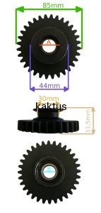 ZĘBATKA BIEGU WSTECZNEGO FAWORYT ZG6580