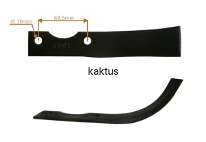 NÓŻ GLEBOGRYZARKI HORTMASZ HGS 500 550 LEWY