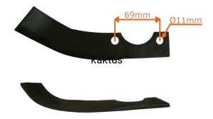 NÓŻ GLEBOGRYZARKI HORTMASZ HGS 900 PRAWY KRÓTKI