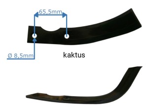 NÓŻ GLEBOGRYZARKI HORTMASZ HGS 1051N LEWY