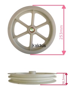 KOŁO PASOWE GLEBOGRYZARKI HORTMASZ CJD-1003 DUŻE