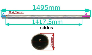 RURA BEZ WAŁKA KOSY STIGA SB320 SB420D SB250D