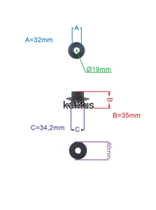 KOŁO PASOWE 19MM GLEBOGRYZARKI CEDRUS GL01