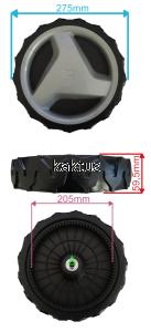 KOŁO 275MM KOSIARKI EINHELL WORD 2011150 85Z