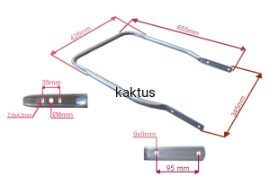 UCHWYT DOLNY KOSIARKI SPALINOWEJ WA51BS750N3W1