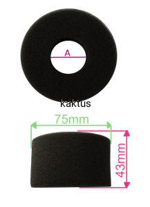 FILTR GĄBKOWY KOSIARKI FAWORYT DK46N150-4W1