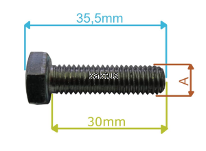 ŚRUBA NOŻA M8X1,25X30MM LIDER HANDY YK1638