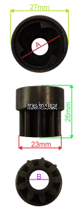 ZĘBATKA NAPĘDU KOŁA LEWA 10MM 9Z TEXAS SP50TR