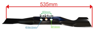LISTWA TNĄCA 535 MM KOSIARKI VEGA KCL21