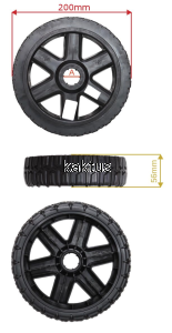 KOŁO 200MM KOSIARKI GRASS G-FORCE XSZ51 PRZÓD