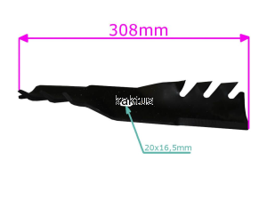 LISTWA TNĄCA 308 MM WORD WORLD 3302007A