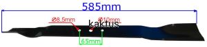 LISTWA TNĄCA 585 MM KOSIARKI MARINA SUPER PRO