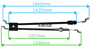 LINKA HAMULCA NAPĘDU KOSIARKI GRASS 2203351