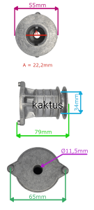 PIASTA NOŻA KOSIARKI MARINA CP053274B22