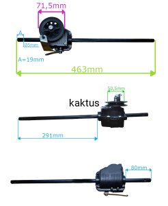 PRZEKŁADNIA NAPĘDU KOSIARKI SPS46 463MM