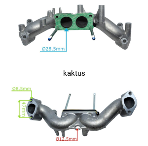 KOLEKTOR SSĄCY SILNIKA HONDA GXV 630 660 690 RH
