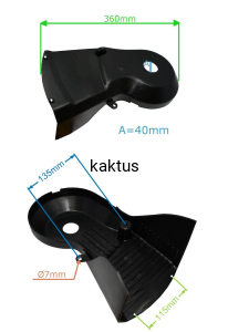 OSŁONA PASKA KOSIARKI GATEC GT 150 N KS 606110