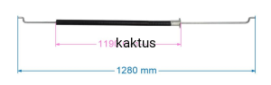 LINKA GAZU KOSIARKI GRASS WORLD GTM460 BEZ MANETKI