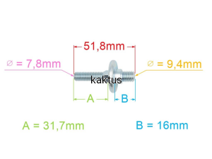 KOŁEK USTAJĄCY TRAKTORKA  MURRAY 095194MA