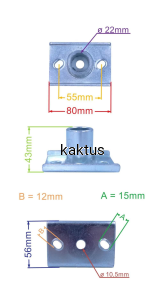PIASTA NOŻA 22X43MM NAX3000S NAX4000S NAX5000S ŁEZ