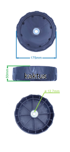 KOŁO 175MM HANDY FAWORYT WR46 WA46 WA40BS300P