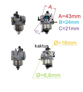 GAŹNIK SILNIKA KOSIARKI NAC 1P65F LS1010 LS51 LS46