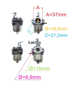 GAŹNIK SILNIKA KOSIARKI NAC 1P56F LS1102-L GEKO