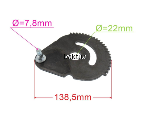 ZĘBATKA UKŁADU KIEROWNICZEGO MTD 617-04094