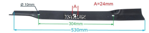 LISTWA TNĄCA 530 MM TRAKTORKA URSUS UR-TR107-500BS